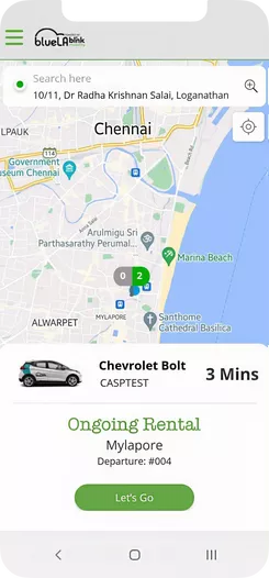 Blink Mobility Car Rental App
