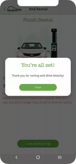 Blink Mobility Car App