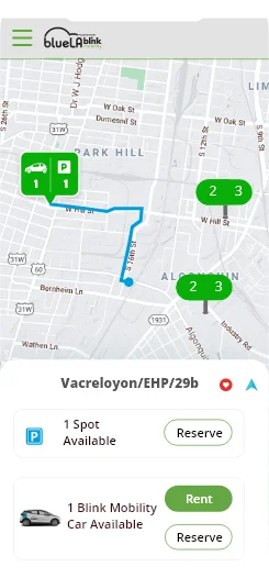 Blink-Mobility (Ridesharing)