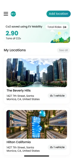 EV Mobility Car App